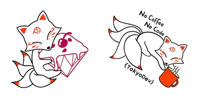 Stickers of our fox