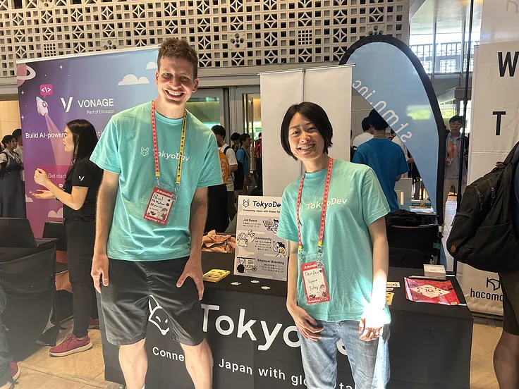 TokyoDev's sponsor booth
