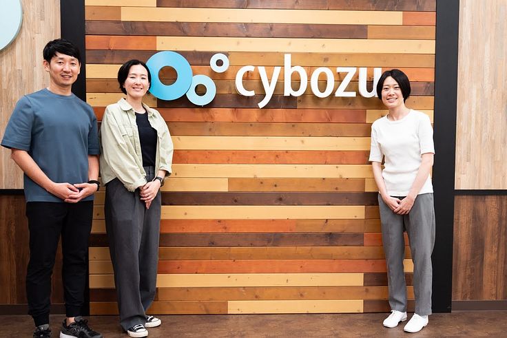 Cybozuのオフィスにて。お二方とも、お忙しいところありがとうございました!