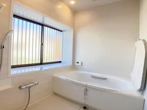 The bathroom.