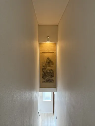 The stairwell after renovations.